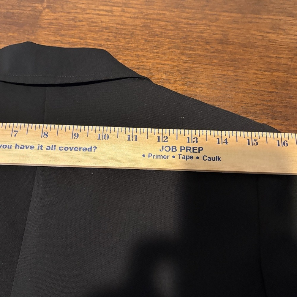 Frenchi Woman's Tailored Blazer Size L Y2K Princess Seams Classic Capsule Staple - Picture 12 of 12